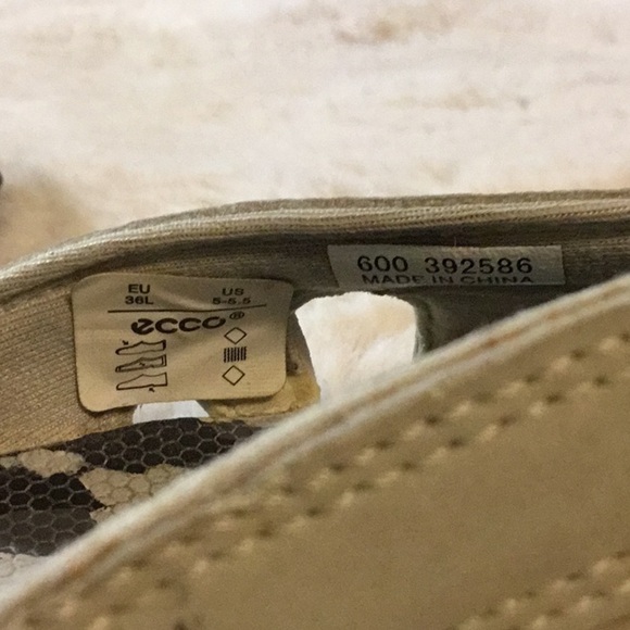 ECCO Slip On Water Flip Flop Shoes size 36 - Picture 9 of 16